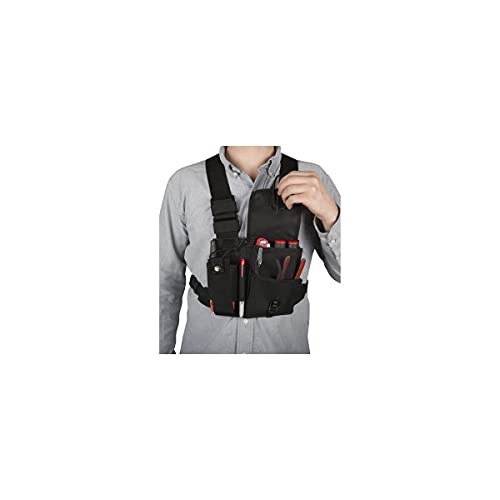SetWear 8x8.5 Radio Chest Pack, Black