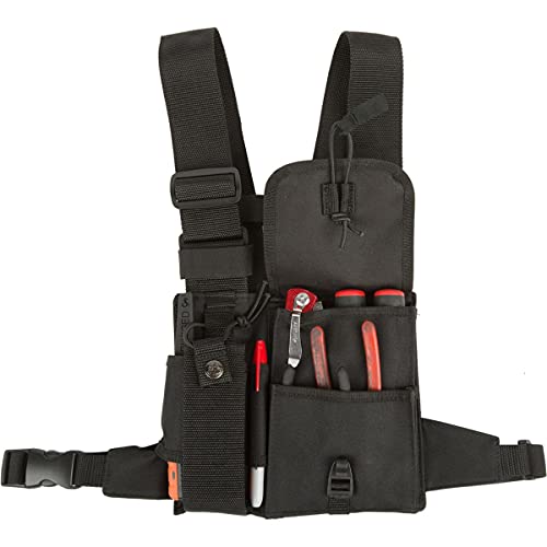 SetWear 8x8.5 Radio Chest Pack, Black