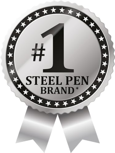Zebra Pen G-402 Retractable Gel Pen, Stainless Steel Barrel, Fine Point, 0.5mm, Black Ink, 2-Pack