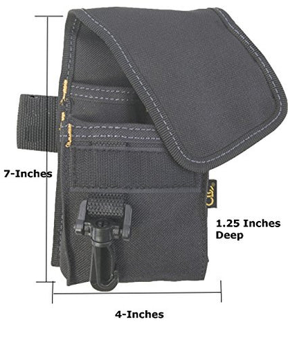 CLC Custom Leathercraft 1104 Construction Multi-Purpose Poly Tool Holder, Cell Phone Holder