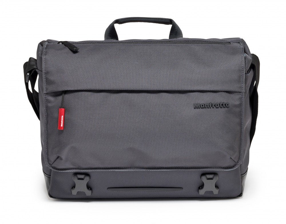 Manfrotto MN-M-SD-10 Messenger Bag, Manhattan Collection, 2.8 gal (8.3 L), Speedy 10, Fits 12-Inch PC, Tripod Mountable, Rain Cover Included, Water Repellent Material